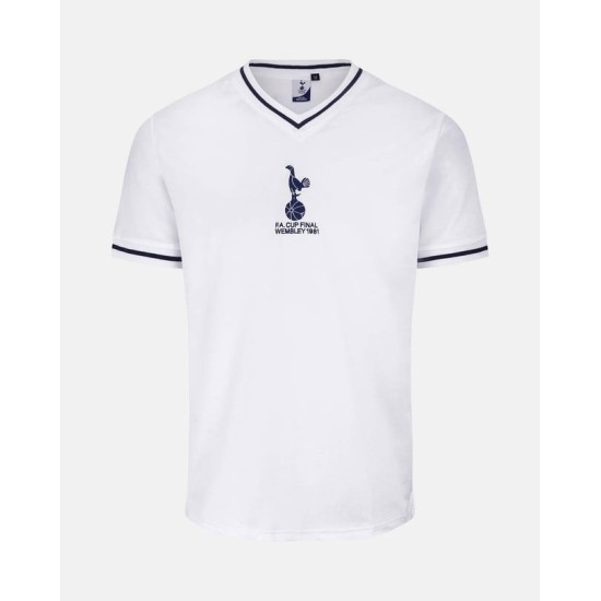 Camiseta Retro Final FA Cup Casa Tottenham Hotspur Infantil 1981 #6 Camiseta Retro Final FA Cup Casa Tottenham Hotspur Infantil 1981 #6