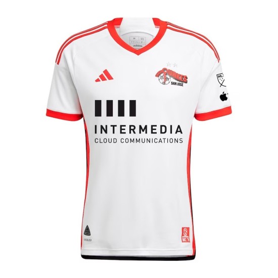 Camiseta hombre San Jose Earthquakes 2025 visitante