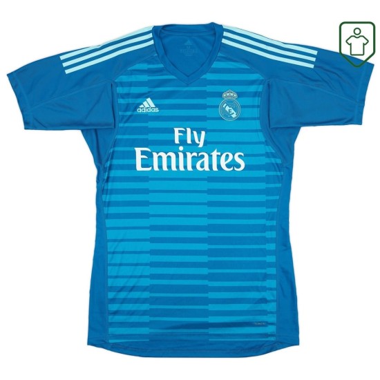 Hombre Camiseta retro portero Real Madrid 2018/19 Hombre Camiseta retro portero Real Madrid 2018/19