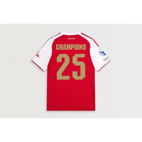 Camiseta Hombre Arsenal 2025/26 Local Campeones UWCL
