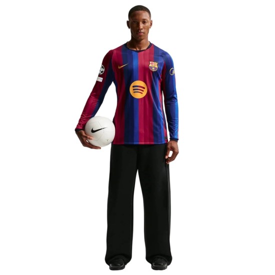 Camiseta de manga larga de local 2026/27 infantil del FC Barcelona Camiseta de manga larga de local 2026/27 infantil del FC Barcelona