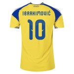Camiseta Auténtica Local Suecia 2026 para Mujer IBRAHIMOVIĆ #10