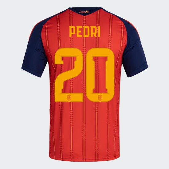 Camiseta Oficial Local España 2026 Hombre PEDRI #20 Camiseta Oficial Local España 2026 Hombre PEDRI #20