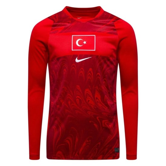 Camiseta Manga Larga Mundial 2026 Local Turquía Hombre