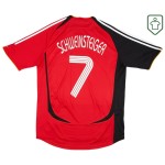 Camiseta retro visitante Alemania 2005/07 para hombre Schweinsteiger #7 Camiseta retro visitante Alemania 2005/07 para hombre Schweinsteiger #7