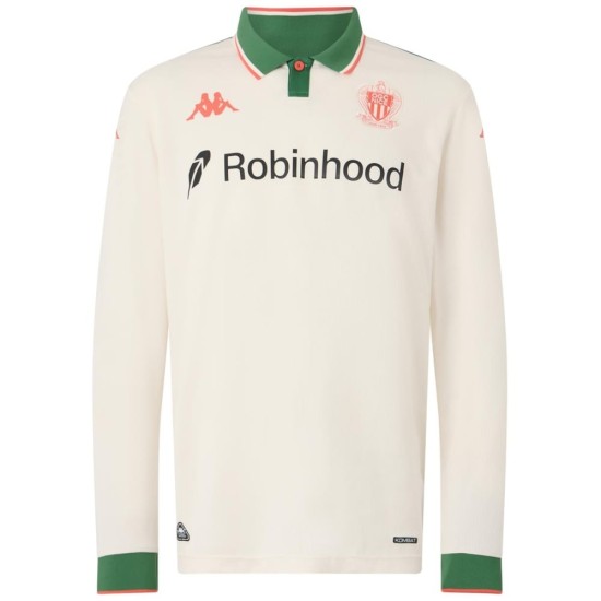 Mujer OGC Niza 2025/26 Camiseta Away Manga Larga