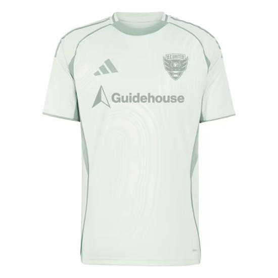 Camiseta infantil D.C. United 2025 tercera pre partido - verde