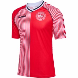 Camiseta Retro Dinamarca 86 Roja Hombre