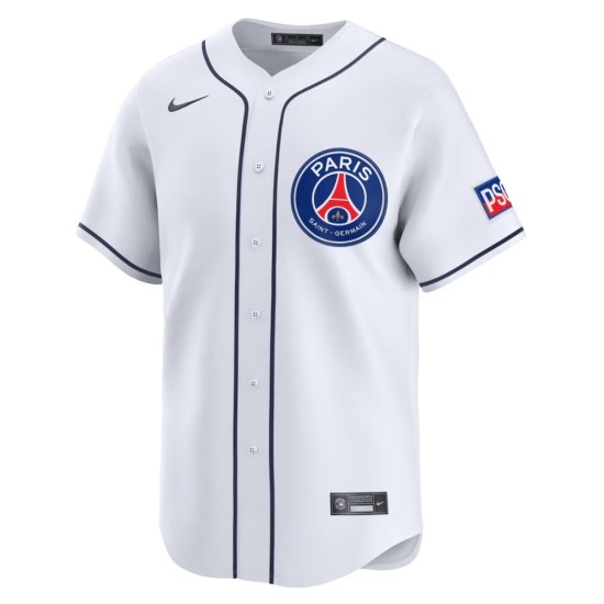 Camiseta Niño PSG x MLB 2025/26 Edición Limitada - Blanca