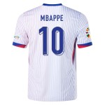Kylian Mbappé #10 Francia Camiseta de Visita EURO 2024