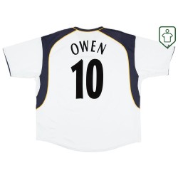 Camiseta retro visitante hombre Liverpool 2001/03 Owen #10