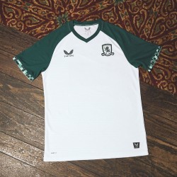 Camiseta tercera en blanco del Middlesbrough 2025/26 para hombre Camiseta tercera en blanco del Middlesbrough 2025/26 para hombre