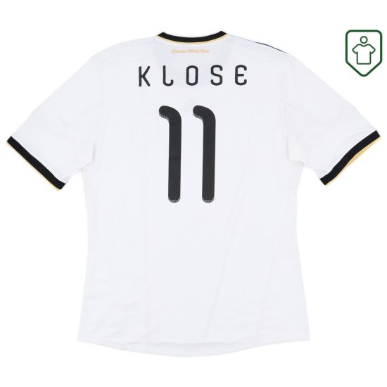 Camiseta retro local Alemania 2010/11 para hombre Klose #11