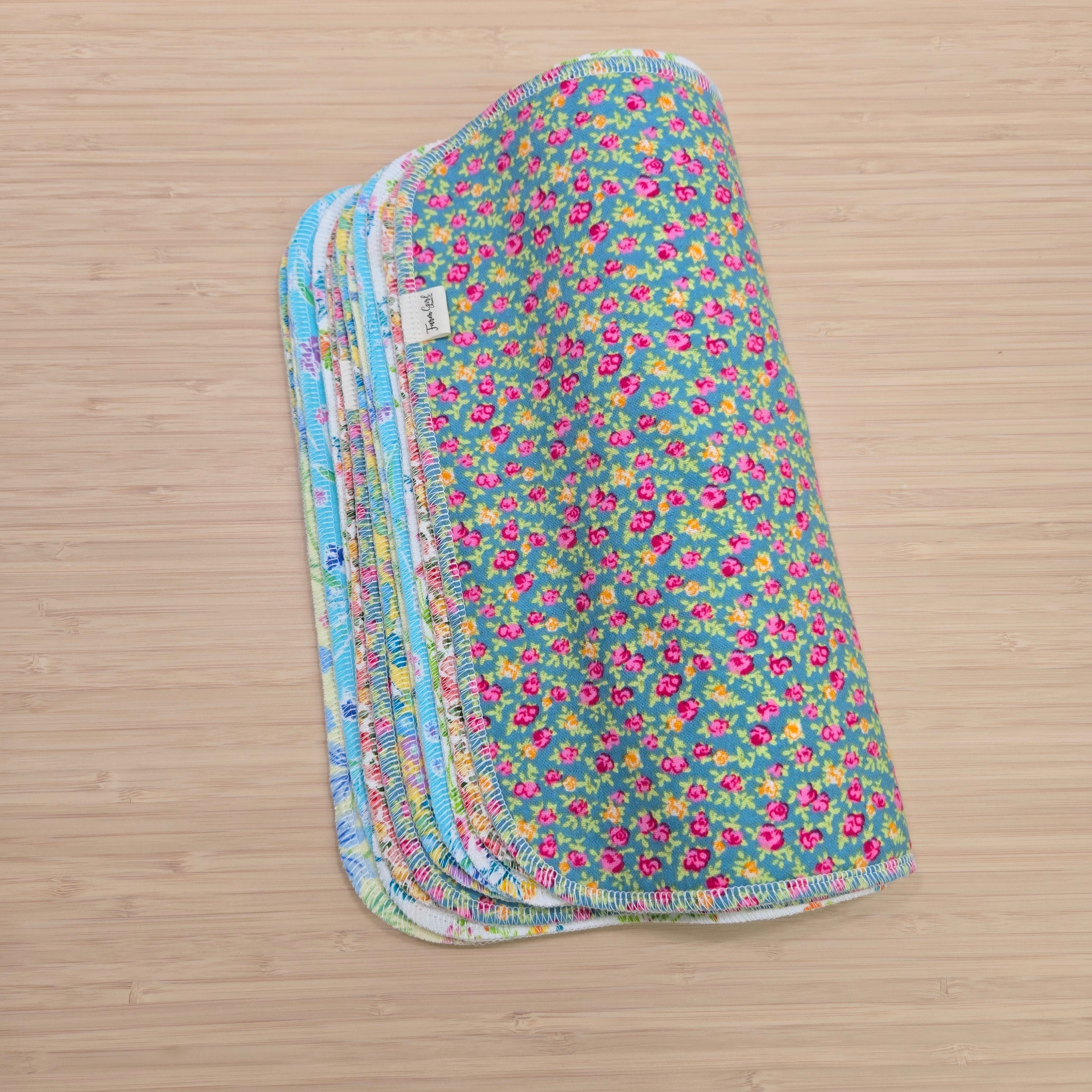 Toallas reutilizables sin papel | Mini Floral Big Mix - 12 toallas