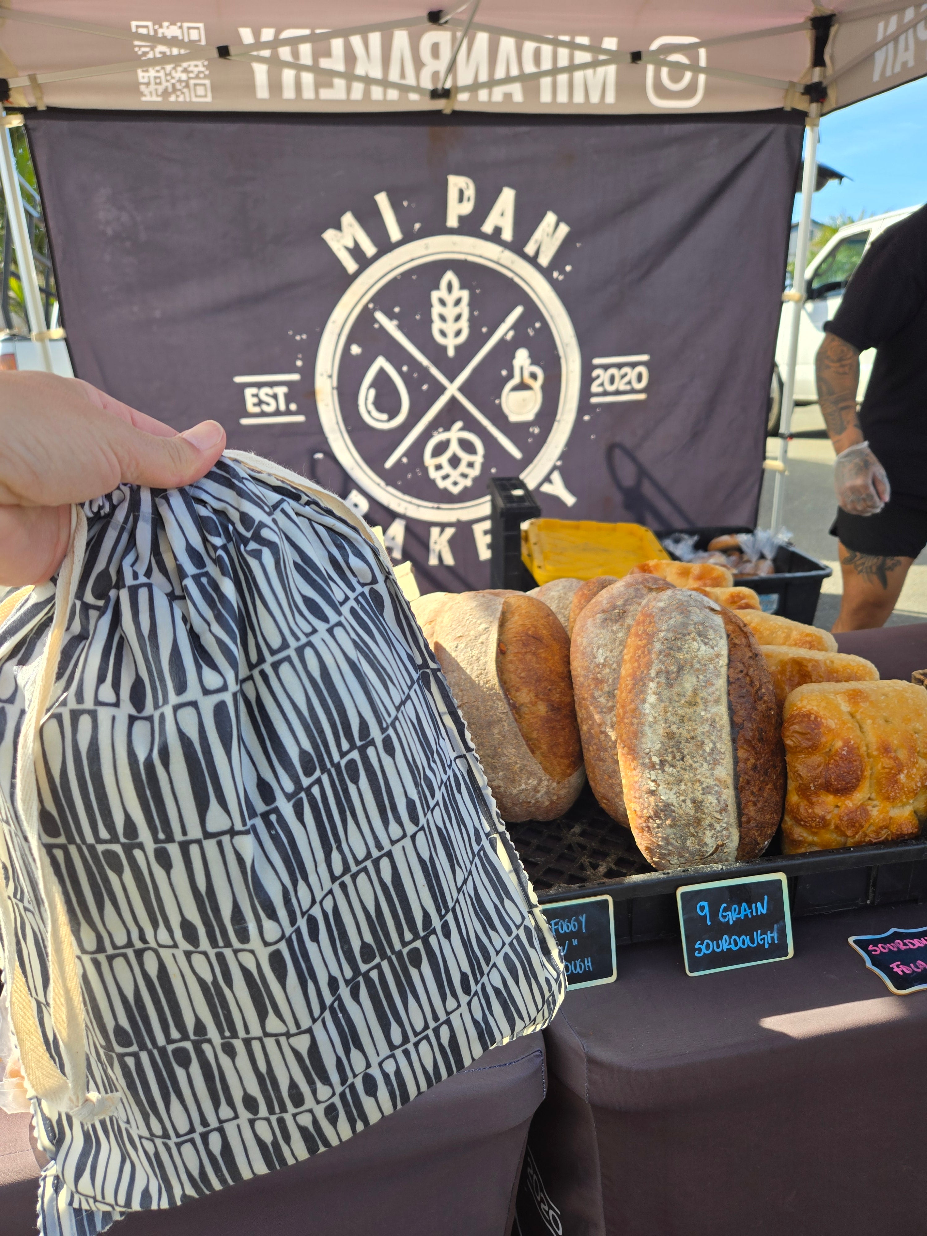 Bolsas de pan de cera de abejas
